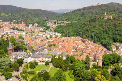 Weinheim von oben